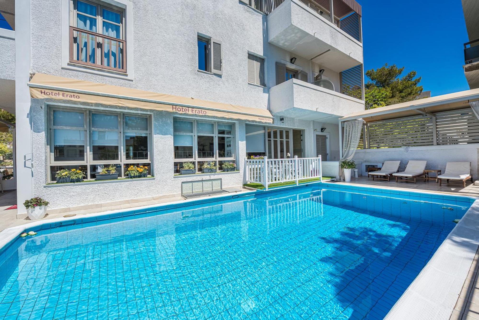Erato Hotel Agia Marina  Exterior photo